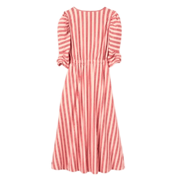 Matilda Jane McIntosh Red Pink A-line Striped Knit Dress-Xtra Large - Picture 4 of 7